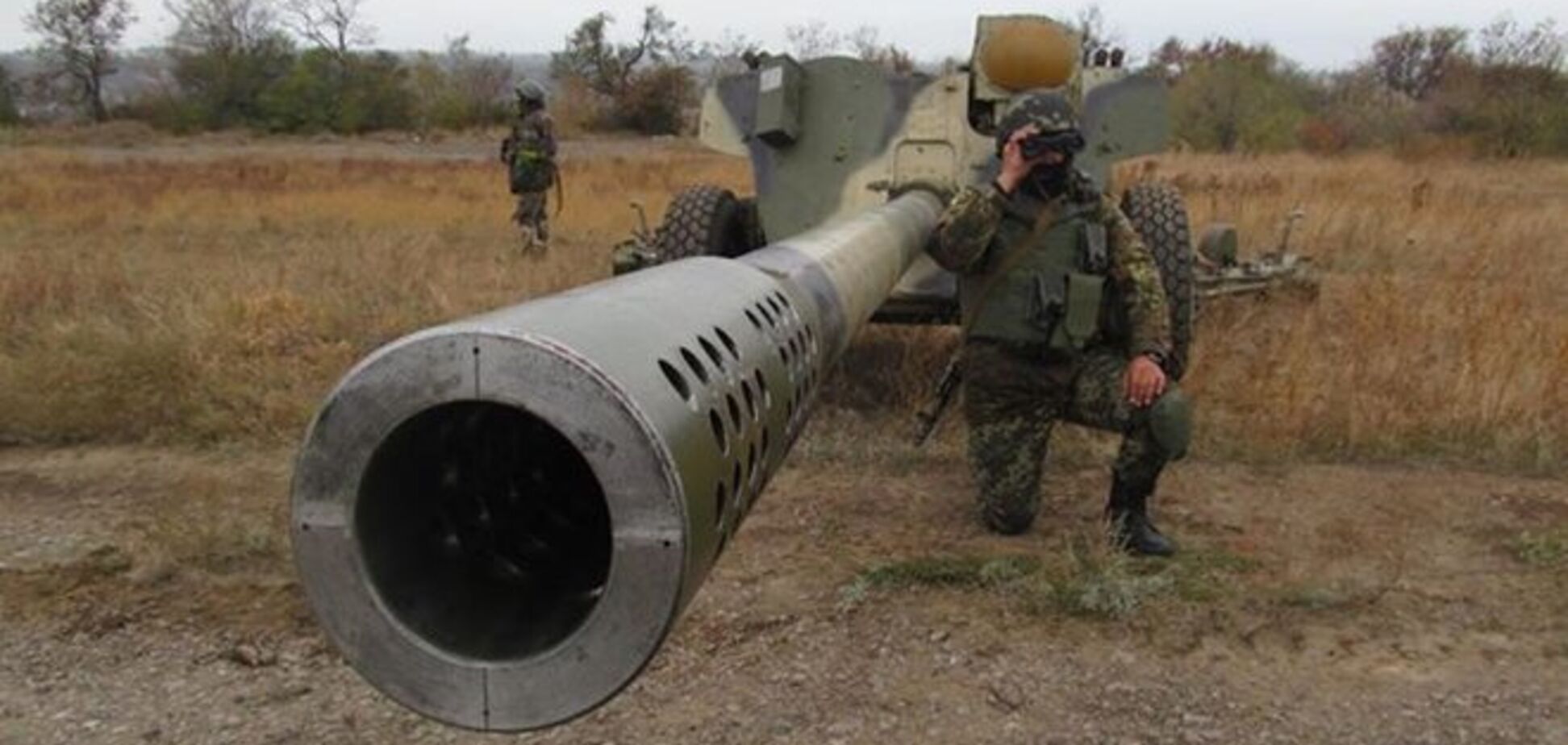 В Маріуполі українські артилеристи спіймали диверсанта на місці злочину