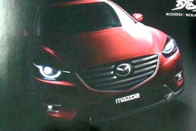 Появились первые фото обновленного кроссовера Мазда CX-5