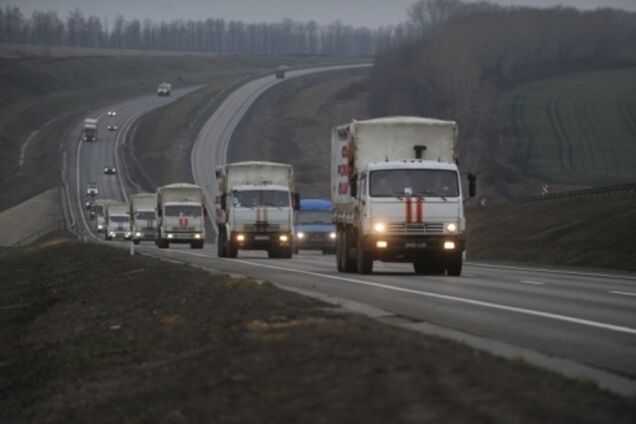 Россия в седьмой раз приготовила вторжение колонны грузовиков в Украину
