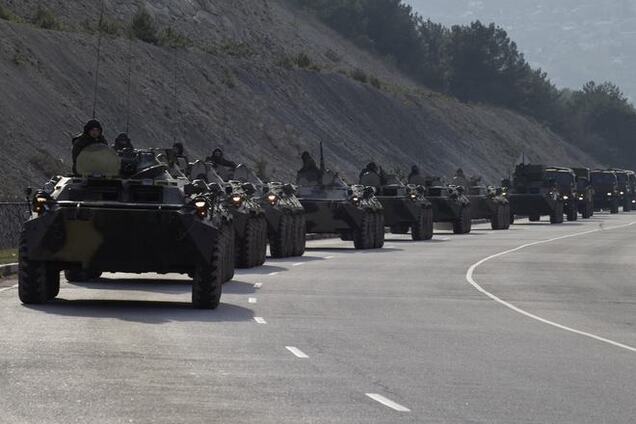 ОБСЕ зафиксировала три колонны военной техники без опознавательных знаков