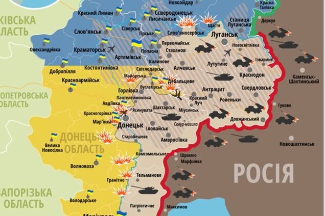 Кабмин утвердил перечень неподконтрольных Киеву населенных пунктов на Донбассе