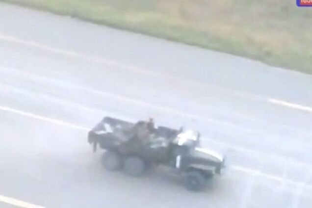 Блогер обнародовал видео обстрела боевиков из зенитной установки ВСУ