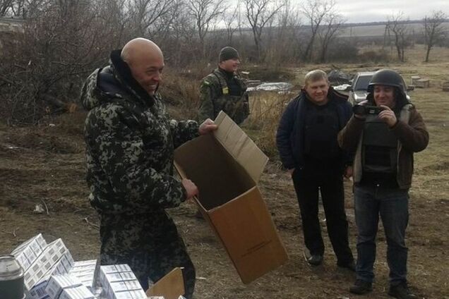 На Луганщине террористы обстреляли село во время раздачи гуманитарной помощи