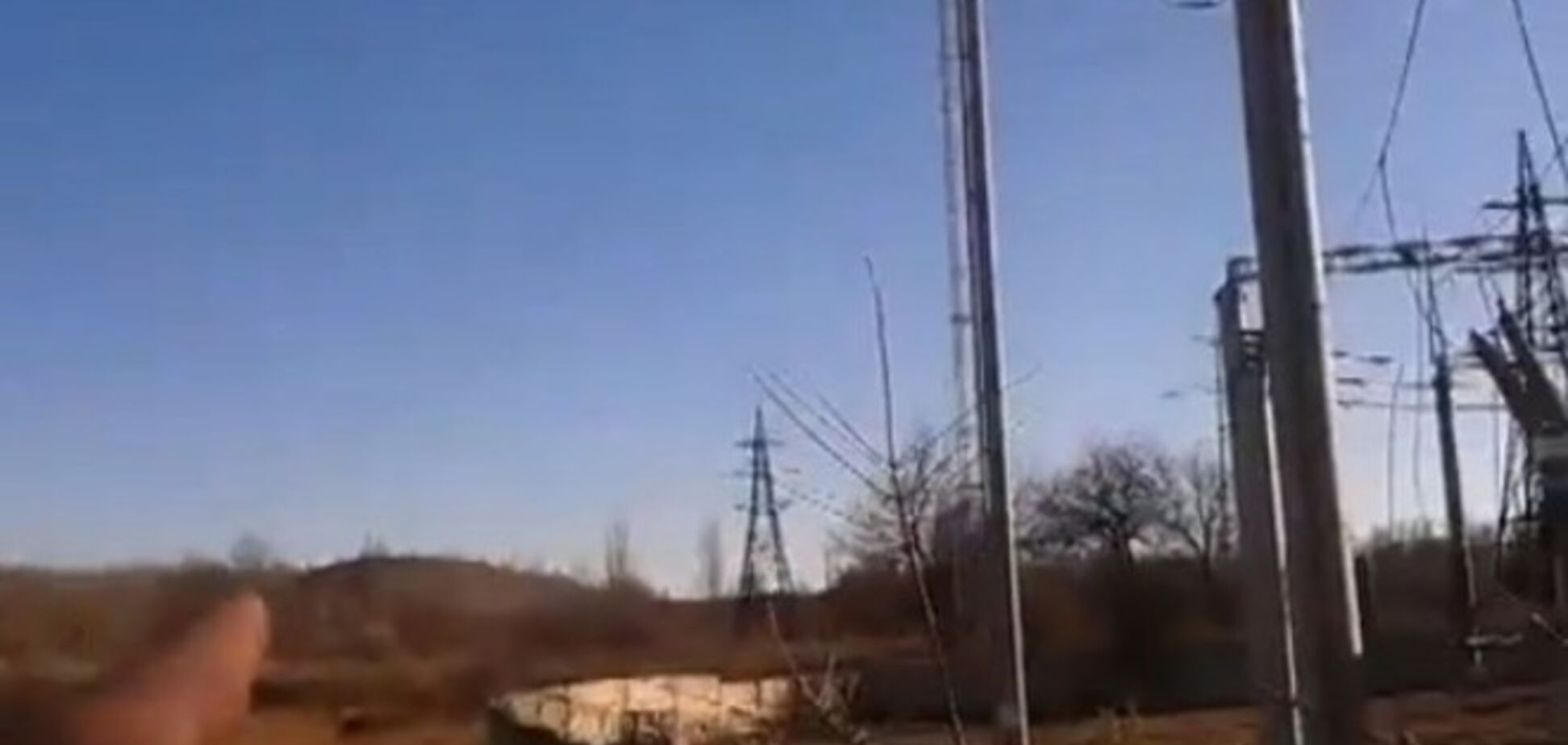 Житель Горловки на видео показал, как боевики обстреливают город