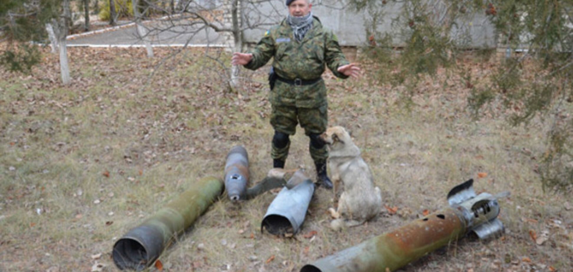 Бойцы 'Николаева' привезли домой 'сувениры' из зоны АТО