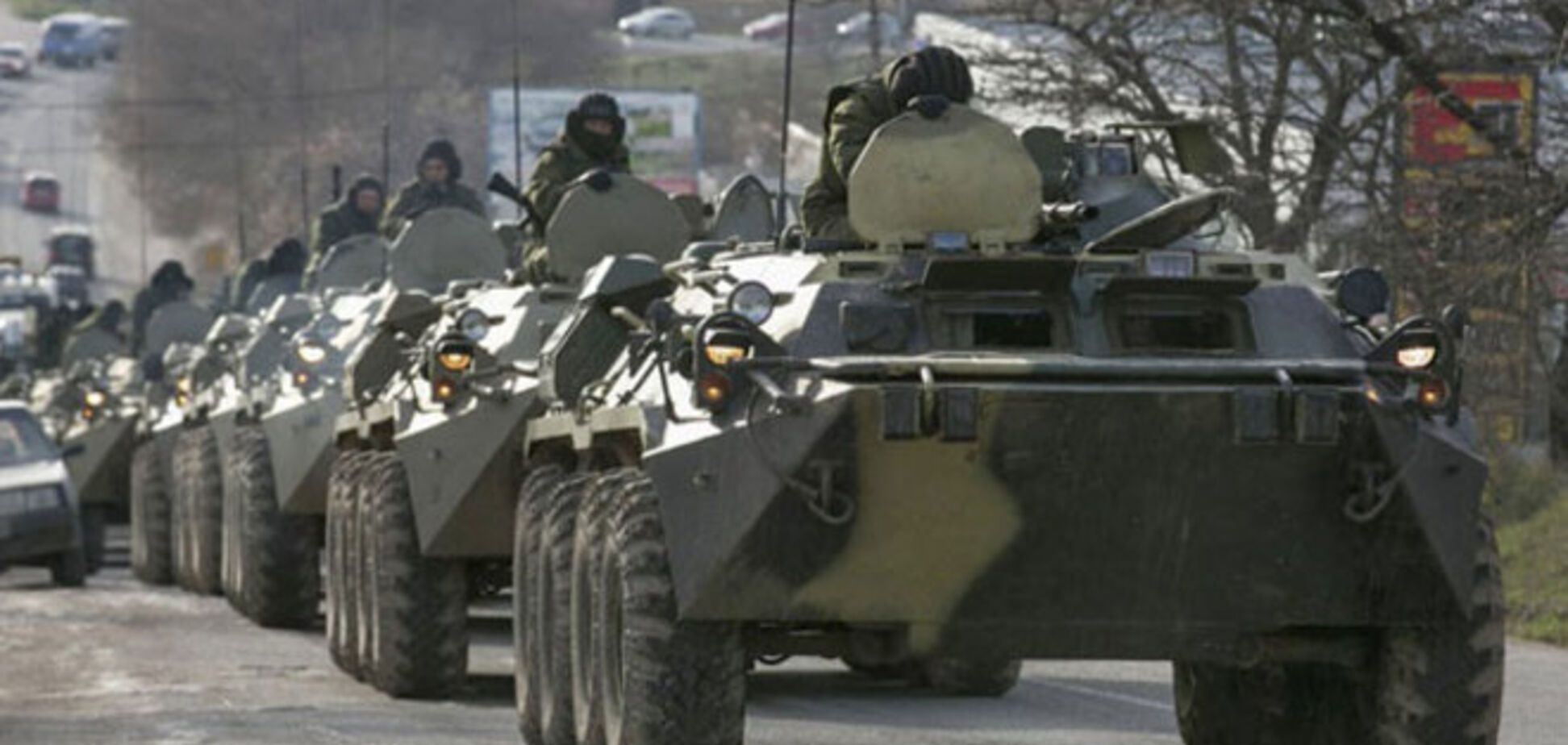 Россия за два дня перебросила на Донбасс более 100 танков, БТР и 'Градов'
