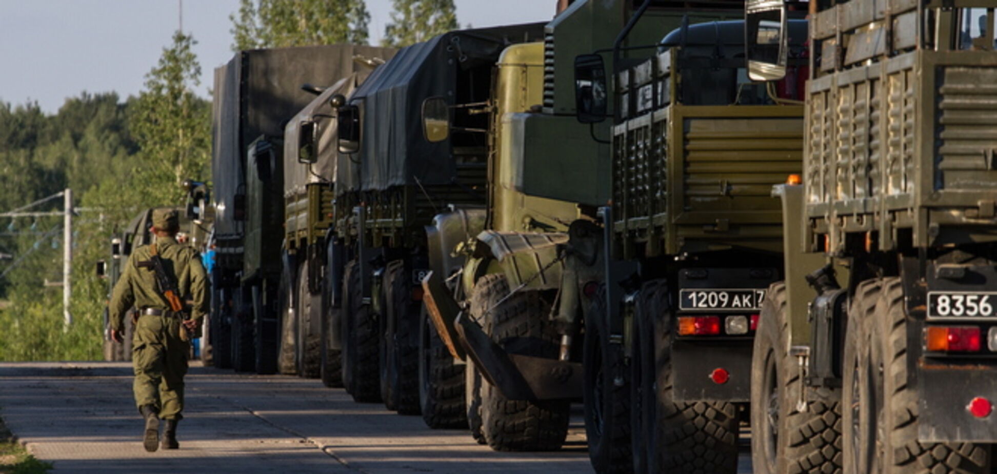 Россия продолжает открыто перебрасывать военные грузы на территорию Украины - СНБО