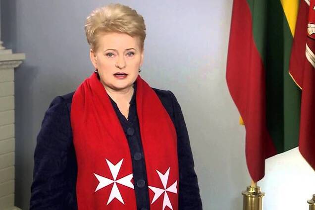 Грибаускайте повторно обвинила Россию в международном терроризме