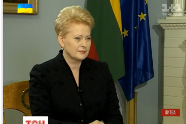 Самый большой враг Украины не снаружи, а внутри – Грибаускайте