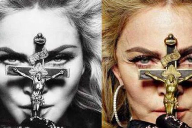 В сеть попали фотографии сильно постаревшей Мадонны до обработки в фотошопе