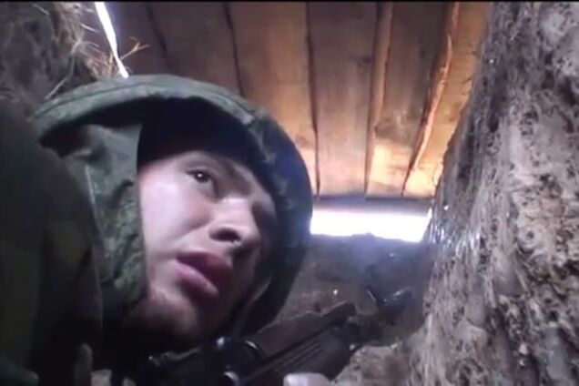 Видео из окопа: российский наемник приехал освобождать Донбасс от украинцев, испугался и уехал домой