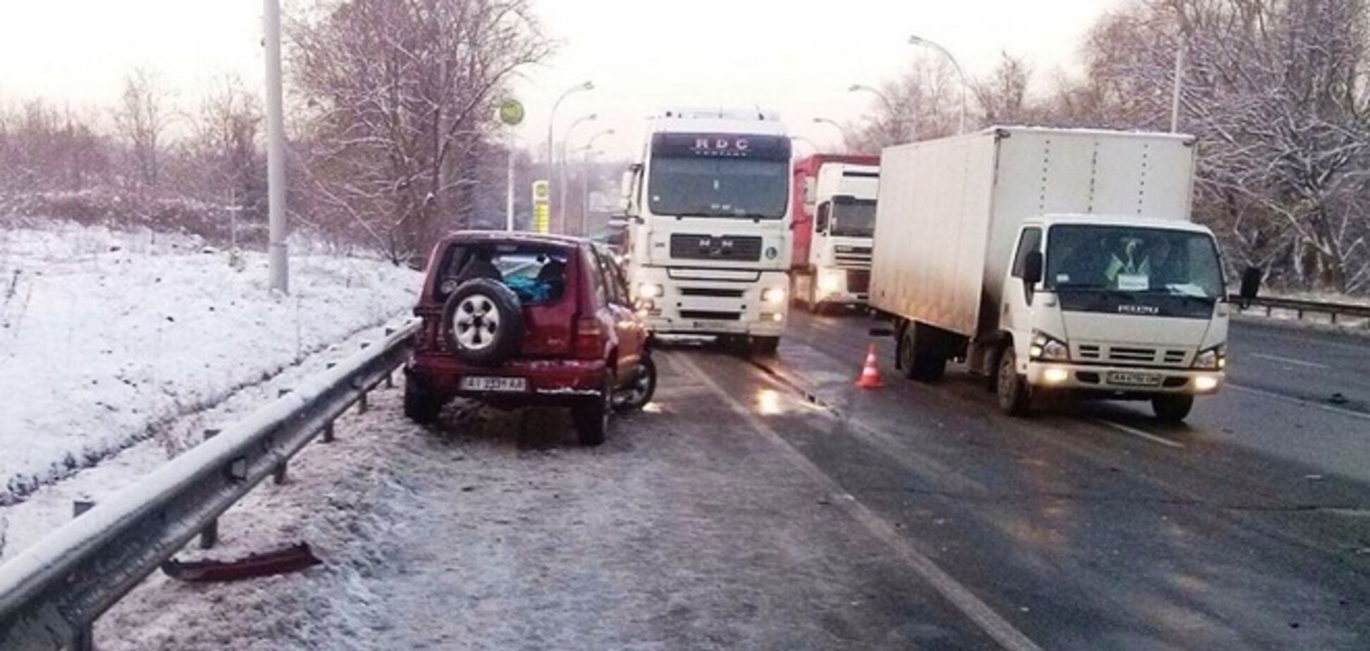 В Киеве в ДТП пострадал 8-месячный мальчик