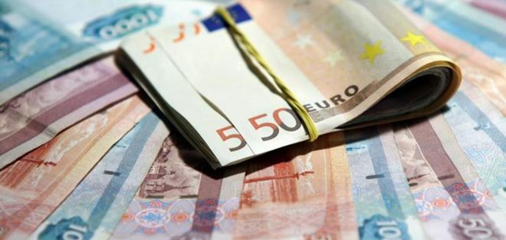 У Росії курс євро вже вище 59 рублів