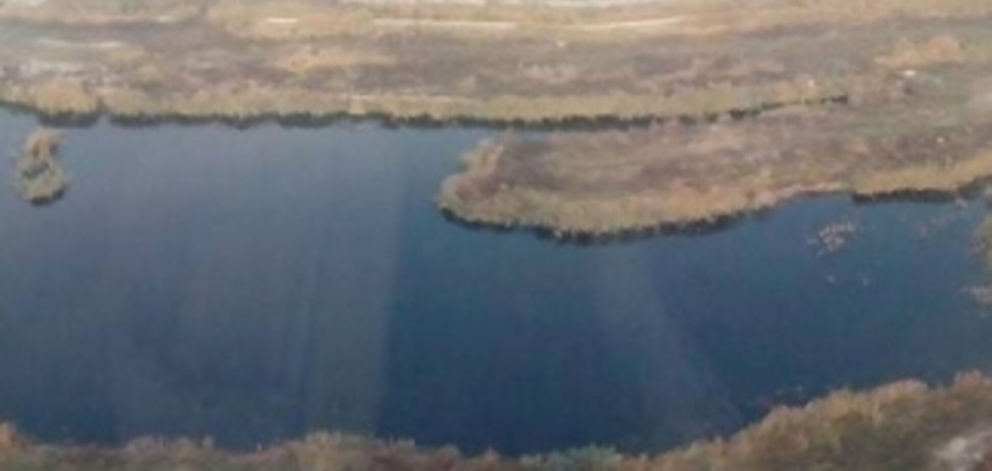 В Киеве появилось необычное озеро: фотофакт