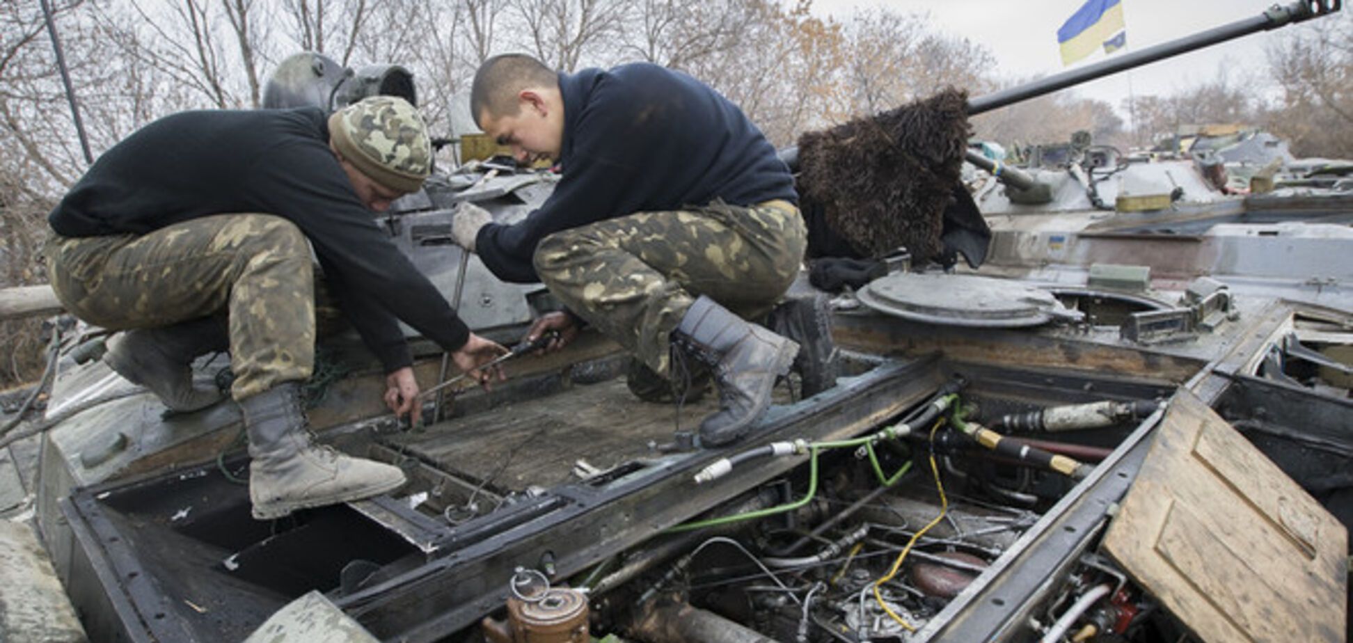 СМИ показали украинских воинов в самой высокой точке зоны АТО