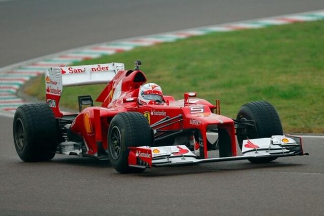 Феттель дебютировал за 'Феррари'