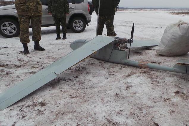 Военные показали фото сбитого возле Счастья российского беспилотника