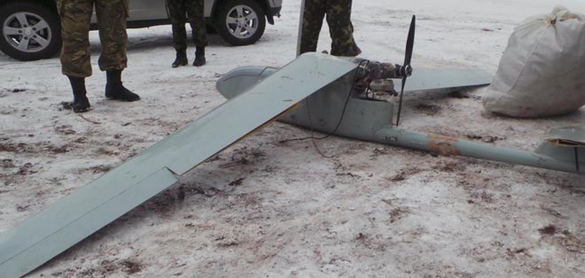 Военные показали фото сбитого возле Счастья российского беспилотника
