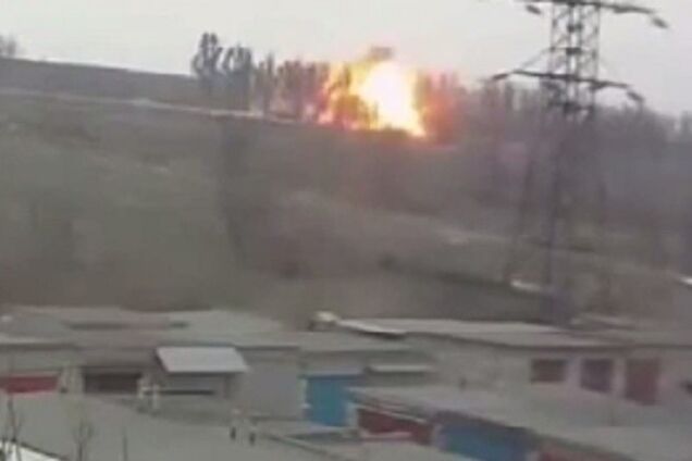 З'явилося відео теракту на блокпосту в Маріуполі