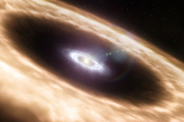 Ученые наблюдают в космосе рождение новой планеты