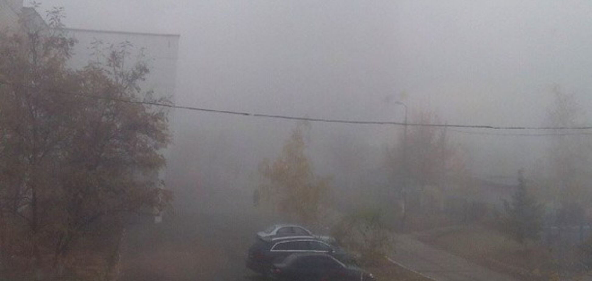 Киевляне радуются туману: так красиво - ни одной высотки