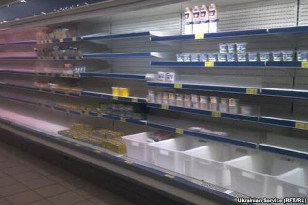 Марионетки Кремля упросили Москву снять запрет на ввоз 'бандеровской' еды, чтобы с голода не умереть
