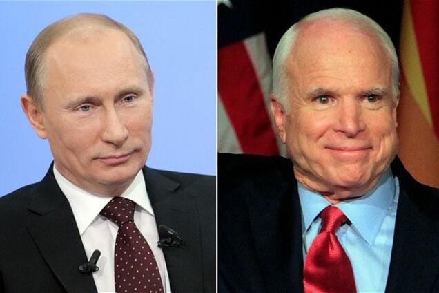 Джон Маккейн увидел в глазах Путина слово из трех букв