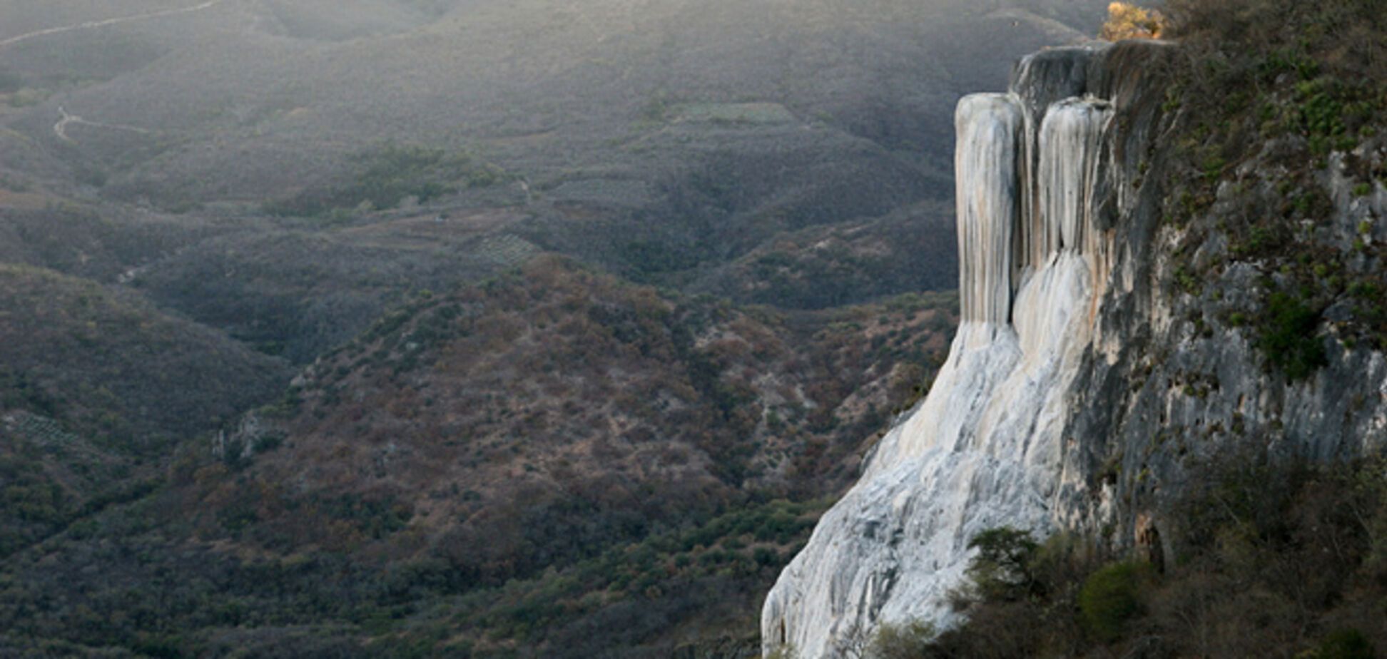 Окаменелые водопады Мексики