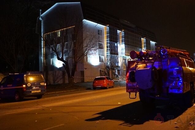 Появилось видео минирования террористкой и взрыва волонтерского пункта в Одессе