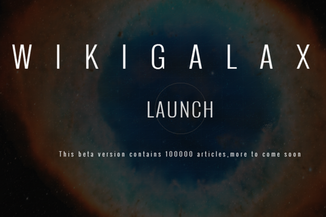 Студент превратил Википедию в виртуальную 3D-галактику