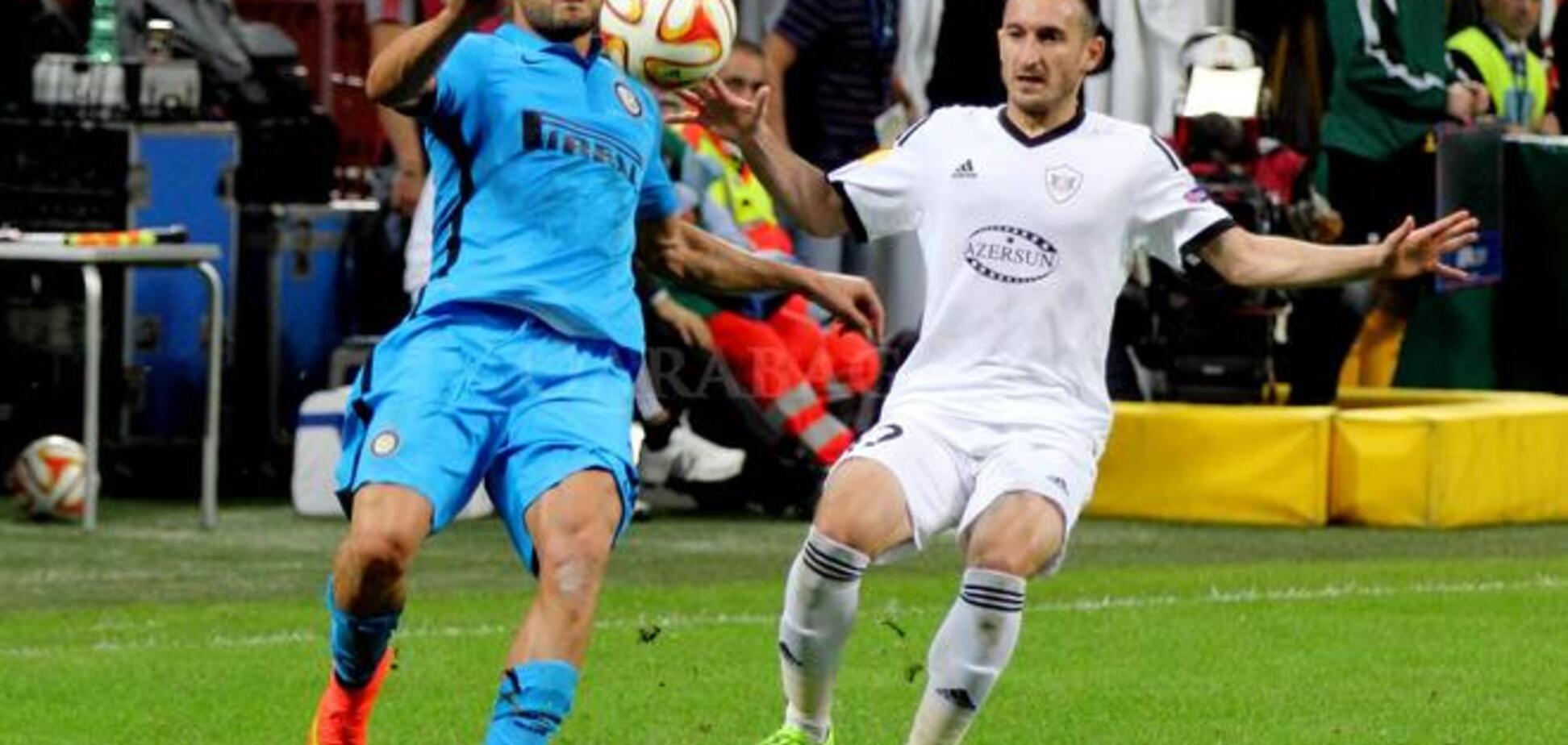 Карабах - Интер - 0-0: Италия спасает Украину в Лиге Европы