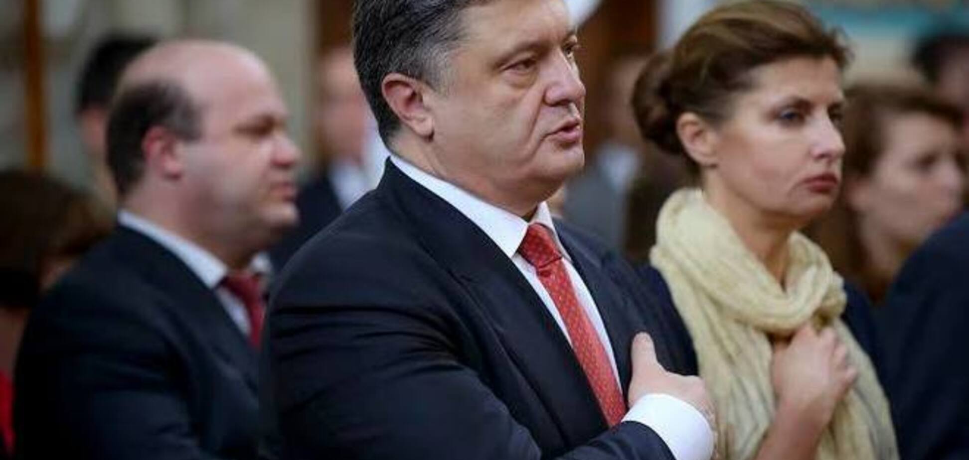 Порошенко помолился за Украину в соборе Мельбурна: опубликованы фото