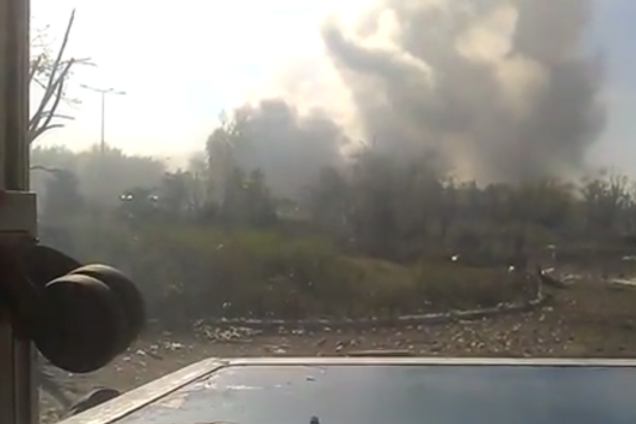 Запорожский 'киборг' снял видео, как украинские бойцы 'дают прикурить' боевикам