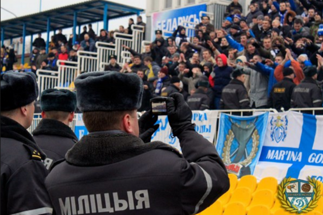 Белорусских фанатов 'Динамо' арестовали за агрессию в Италии