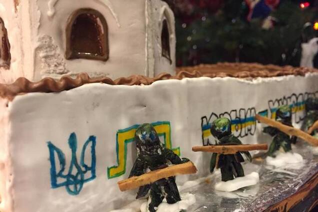 Американцы 'выгнали' из имбирного Крыма 'зеленых человечков': фото кулинарного шедевра