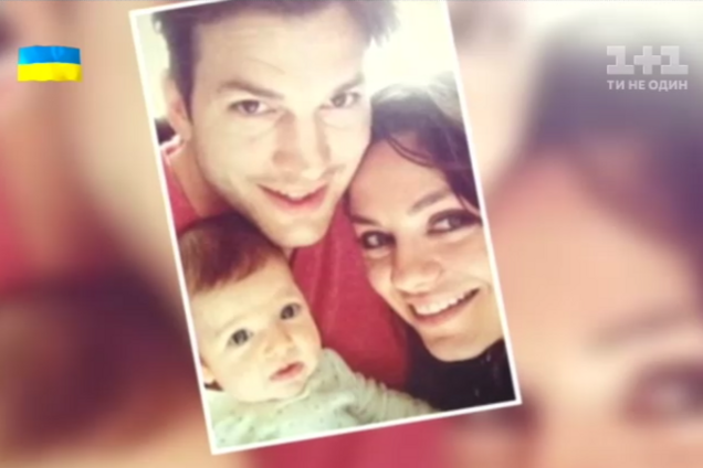 Мила Кунис и Эштон Катчер впервые показали двухмесячную дочку