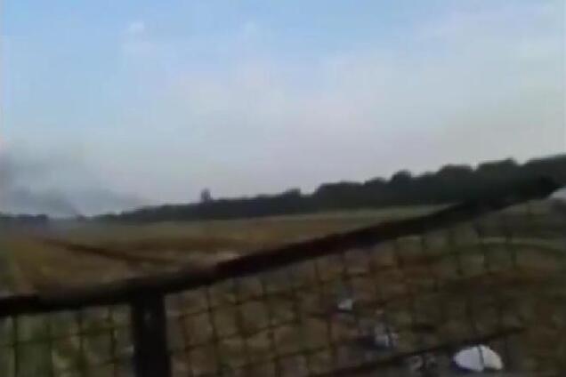 Глазами водителя БМП: украинский военный снял бой с террористами на видео