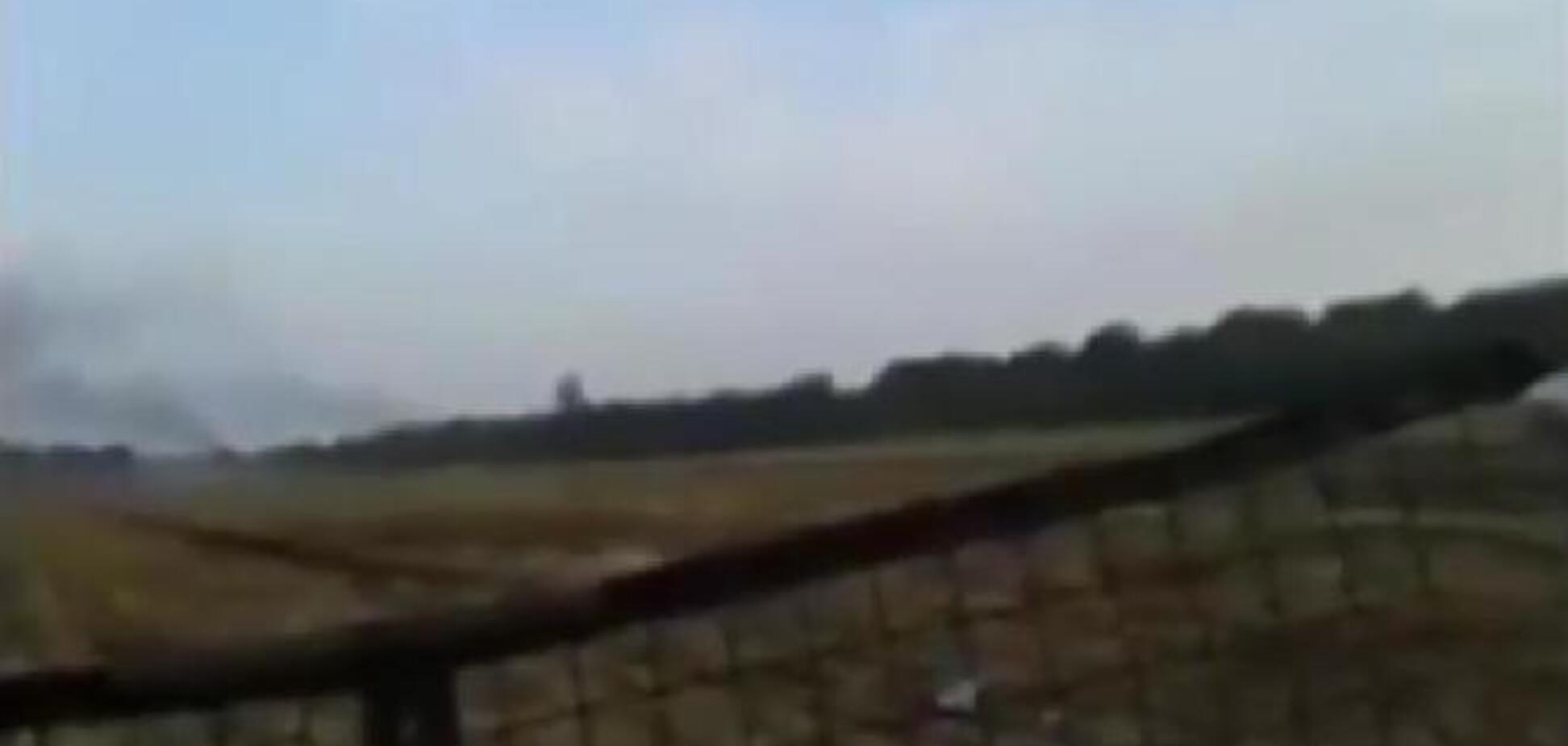 Глазами водителя БМП: украинский военный снял бой с террористами на видео