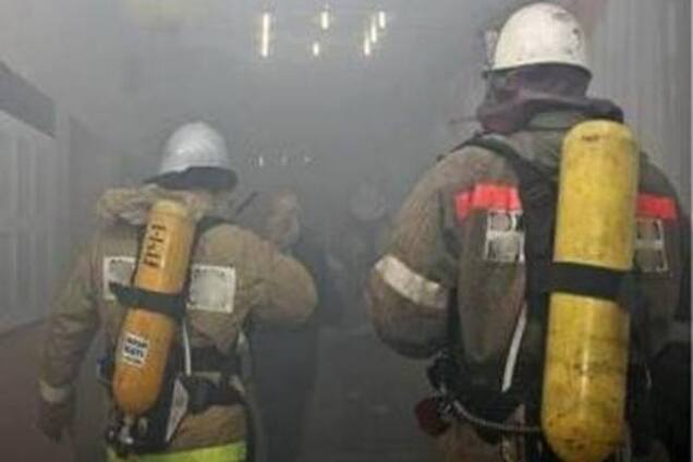 В киевском ТРЦ произошел пожар