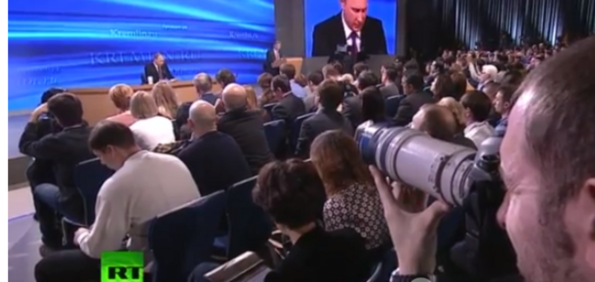 Рубль разнервничался перед пресс-конференцией Путина: то укрепляется, то громко падает