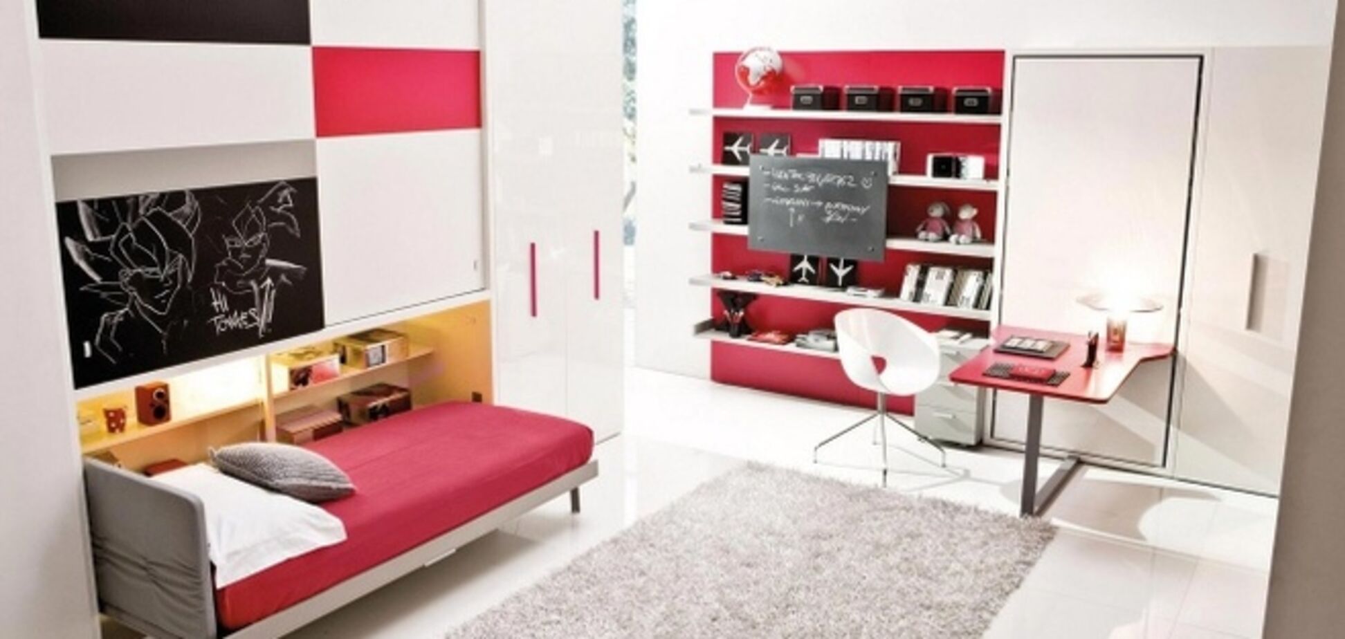 10 идей для экономии пространства в детской комнате