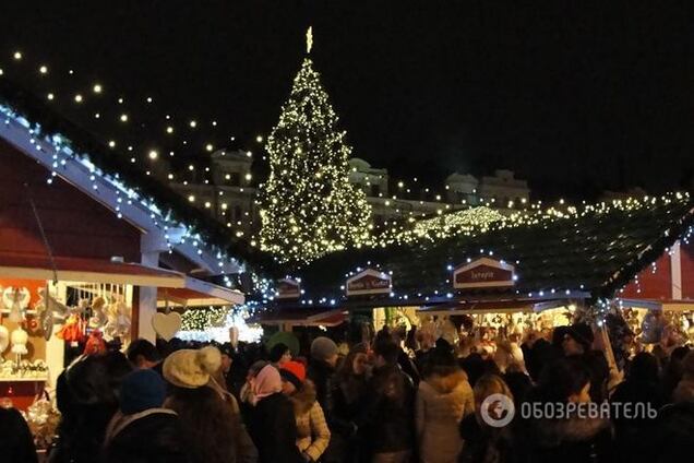 Как в Киеве зажигали главную новогоднюю елку страны: фото с праздника