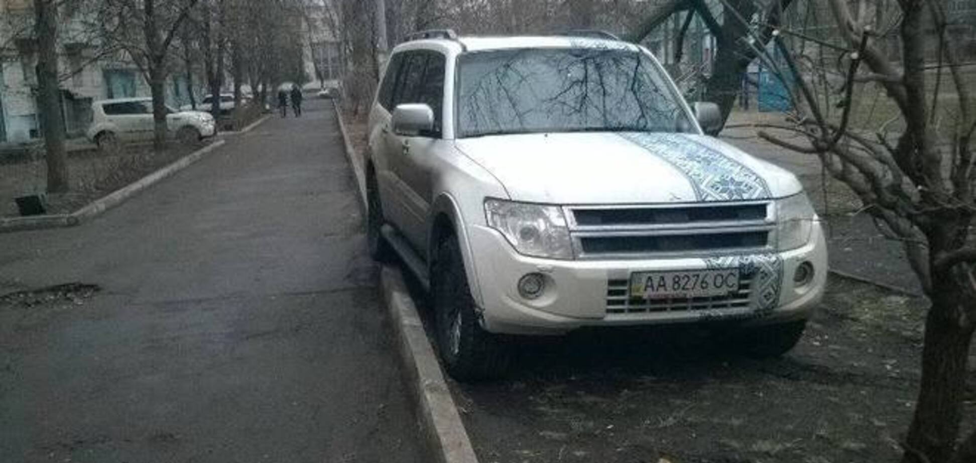 В сети показали, как экс-министр Швайка паркует свое авто прямо на газоне