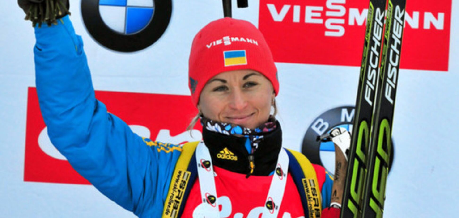 Украинка Семеренко драматично выиграла 'бронзу' на Кубке мира по биатлону