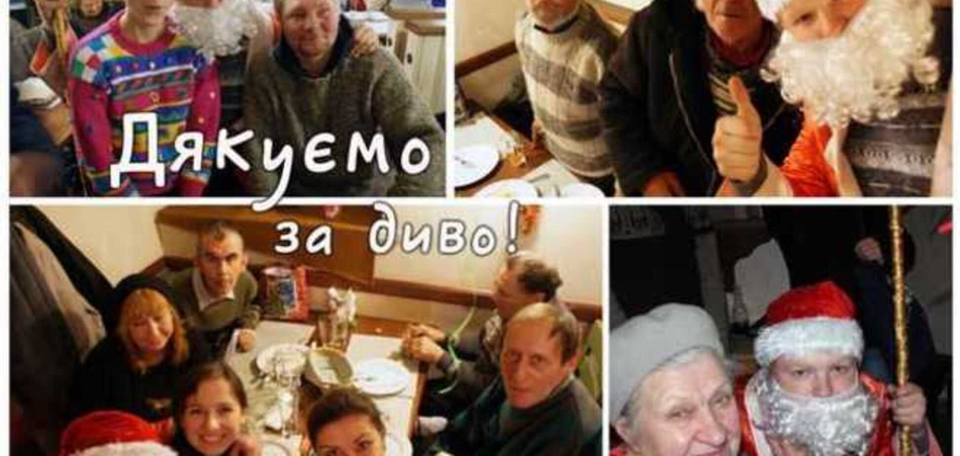 Киевские волонтеры устроили для бездомных праздник в итальянском ресторане