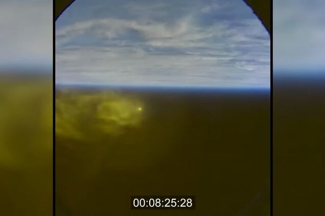 Опубликовано видео от первого лица возвращения из космоса корабля Orion