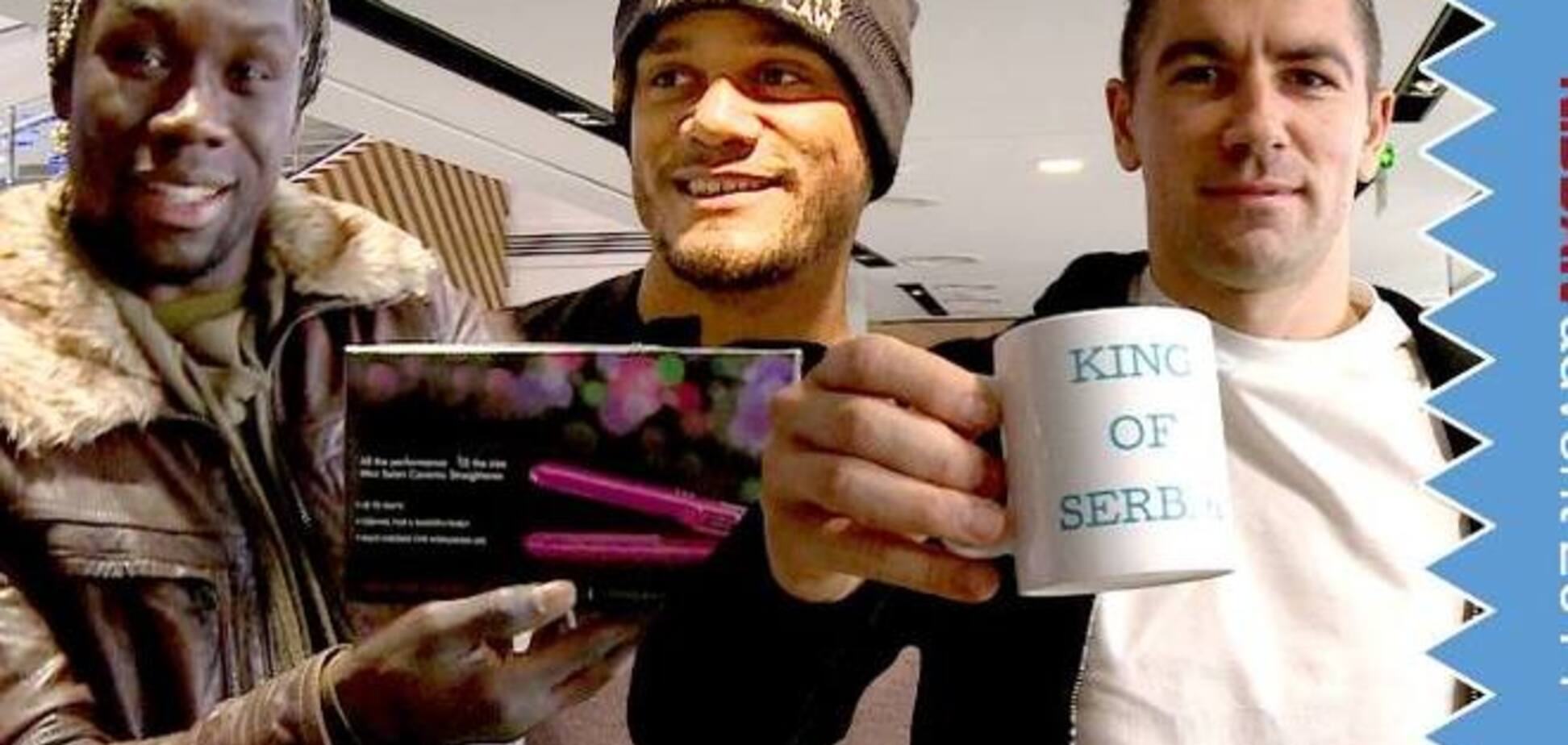 Санта-Клаус повеселил футболистов 'Манчестер Сити': видео поздравлений