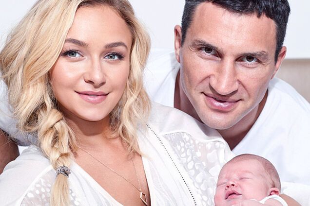 Кличко и Панеттьери показали новорожденную дочь