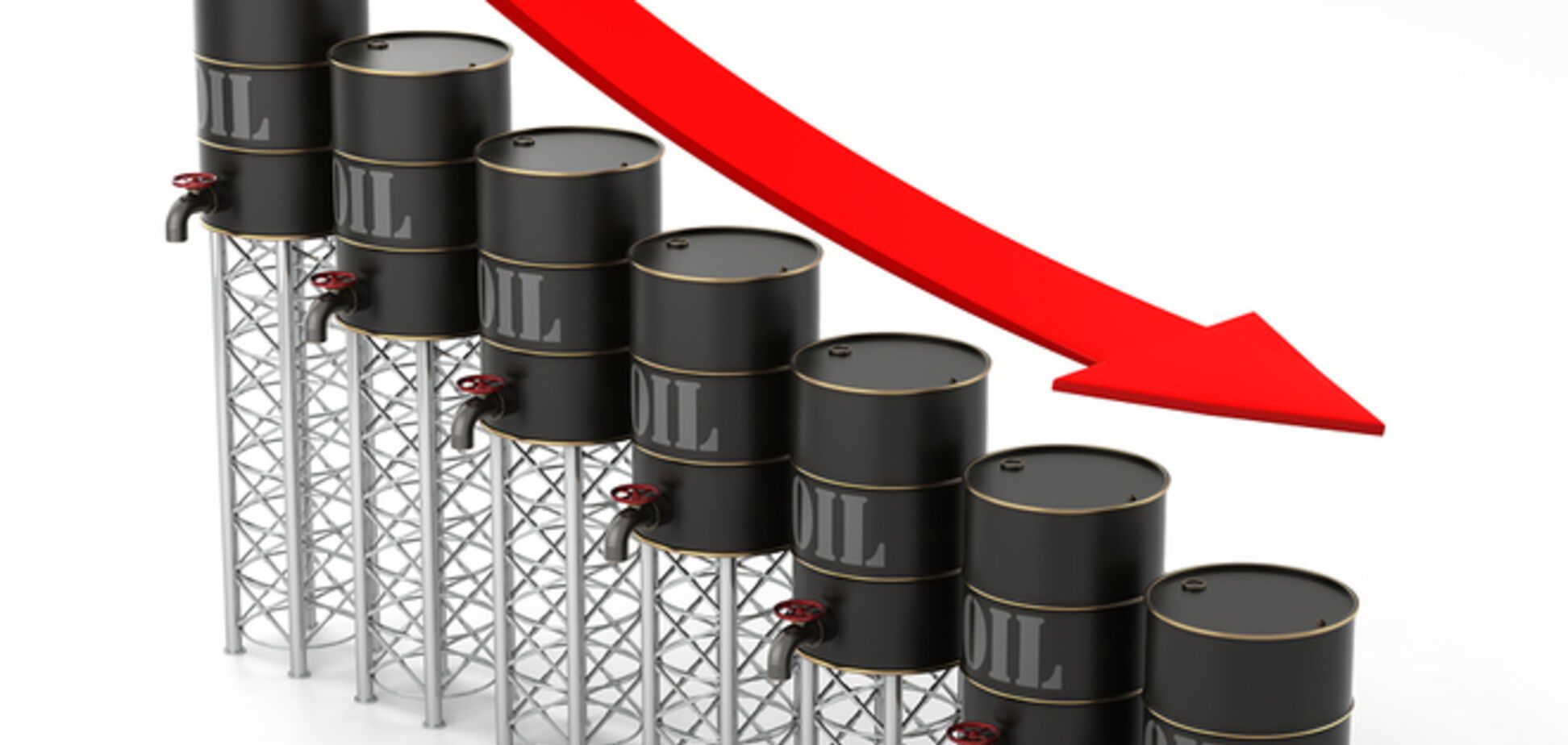 Мировые цены на нефть возобновили стремительное падение