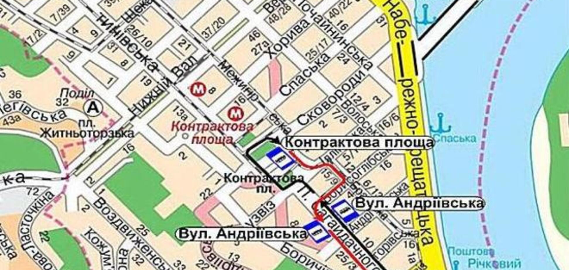 У Києві змінили схему руху двох автобусних маршрутів